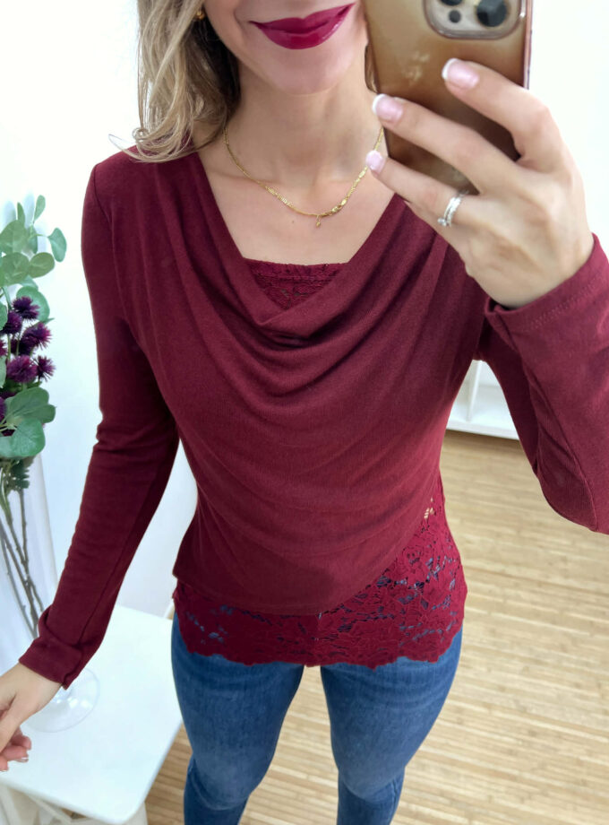 Suéter combinado +colores