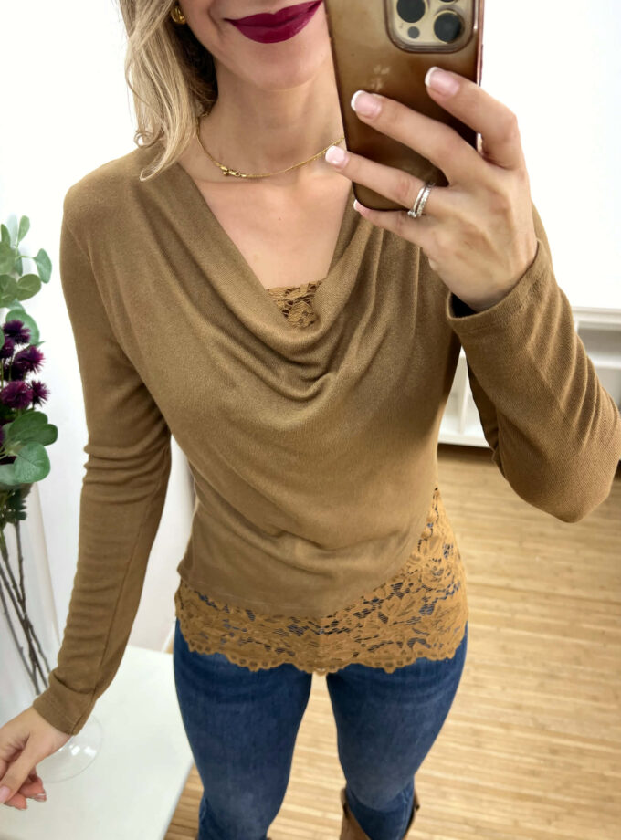 Suéter combinado +colores