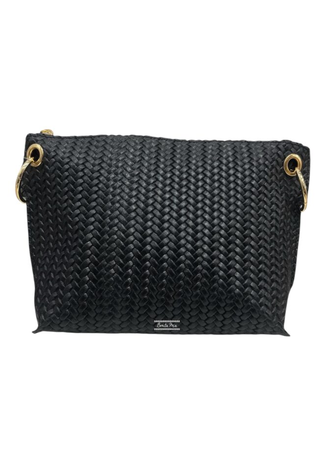 Bolso trenza negro