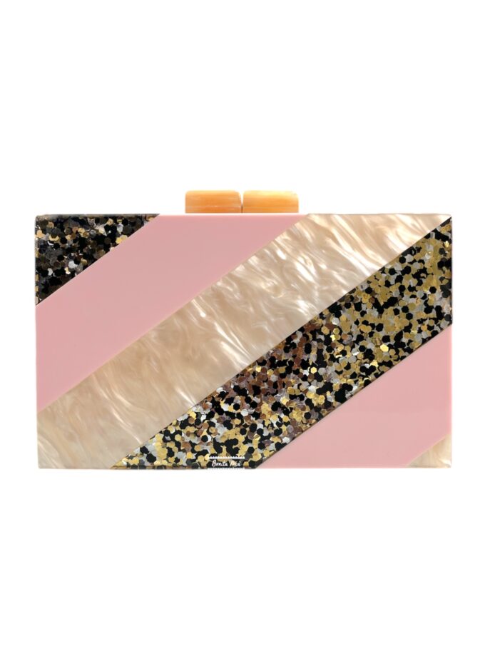 Clutch nácar rosa