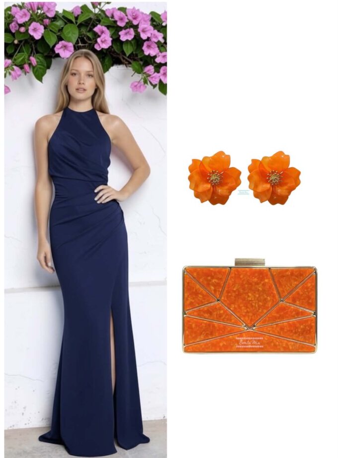Vestido Fiama marino