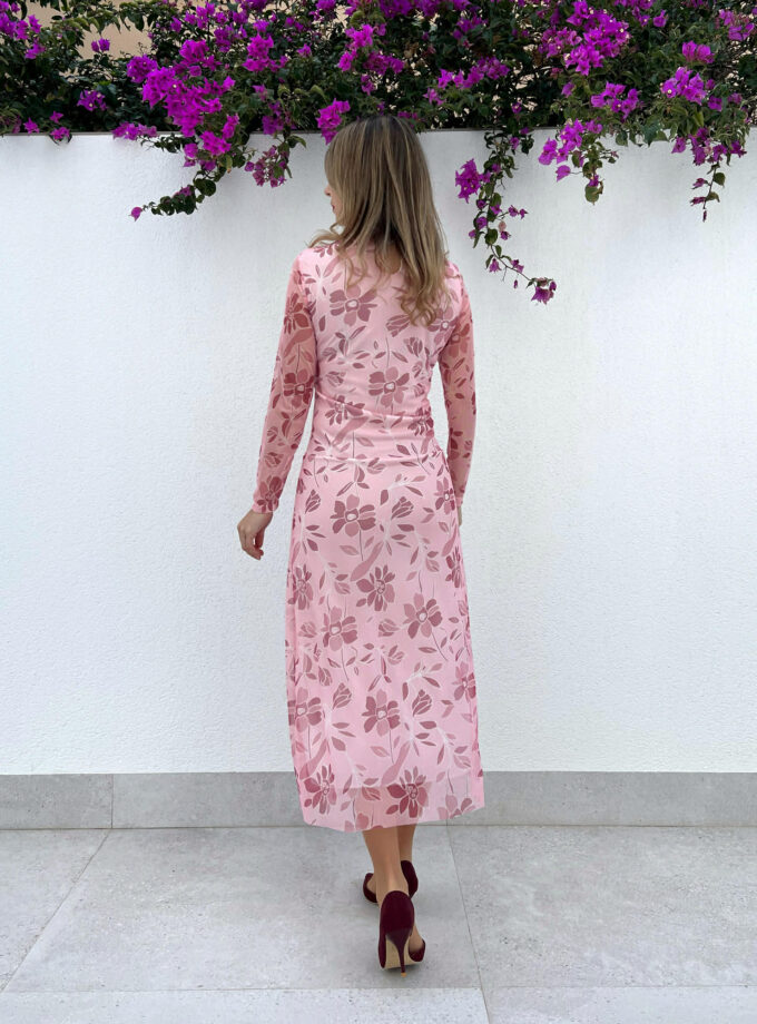 Vestido Floral rosa