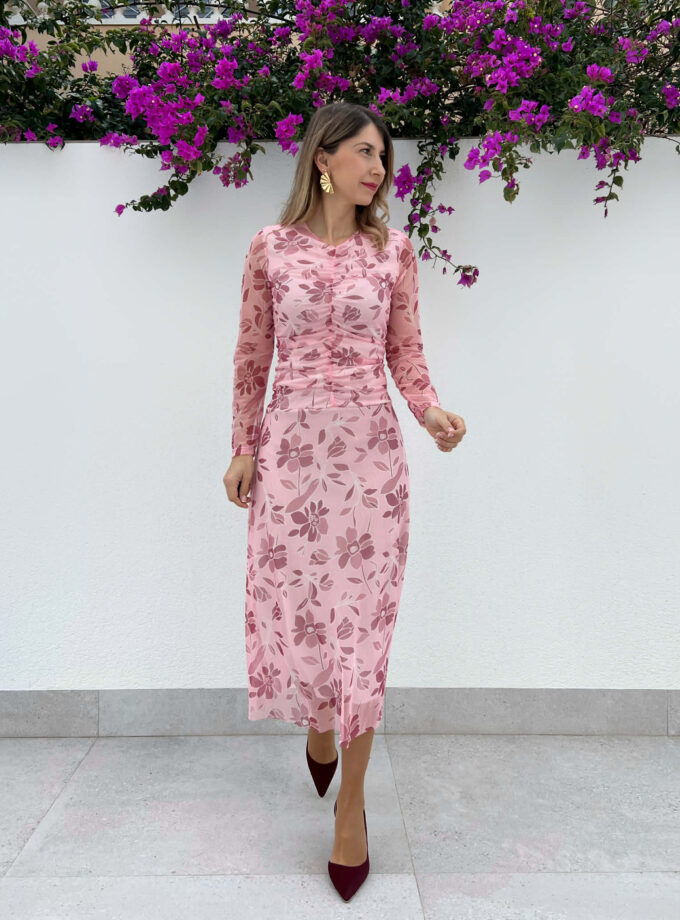 Vestido Floral rosa