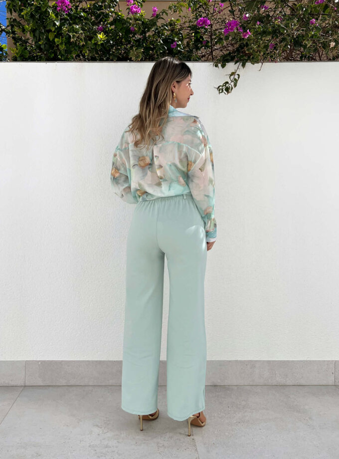 Pantalón punto menta