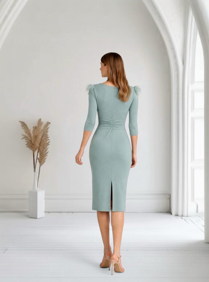 Vestido tul empolvado