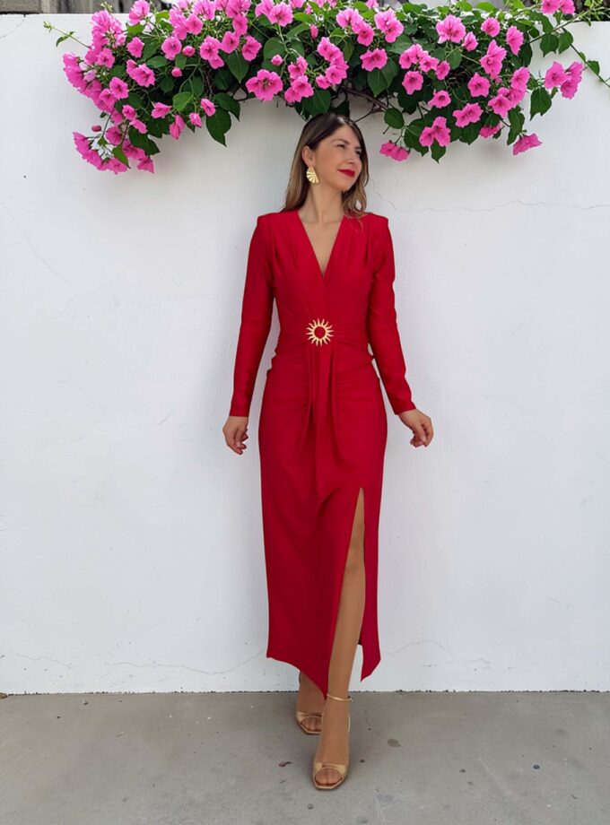 Vestido Sol rojo