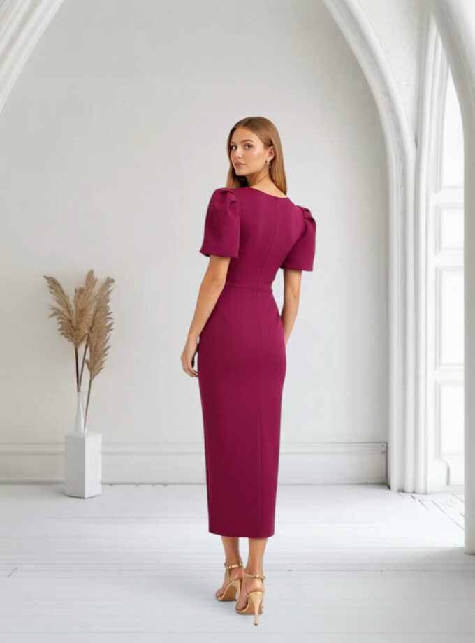 Vestido Grecia buganvilla