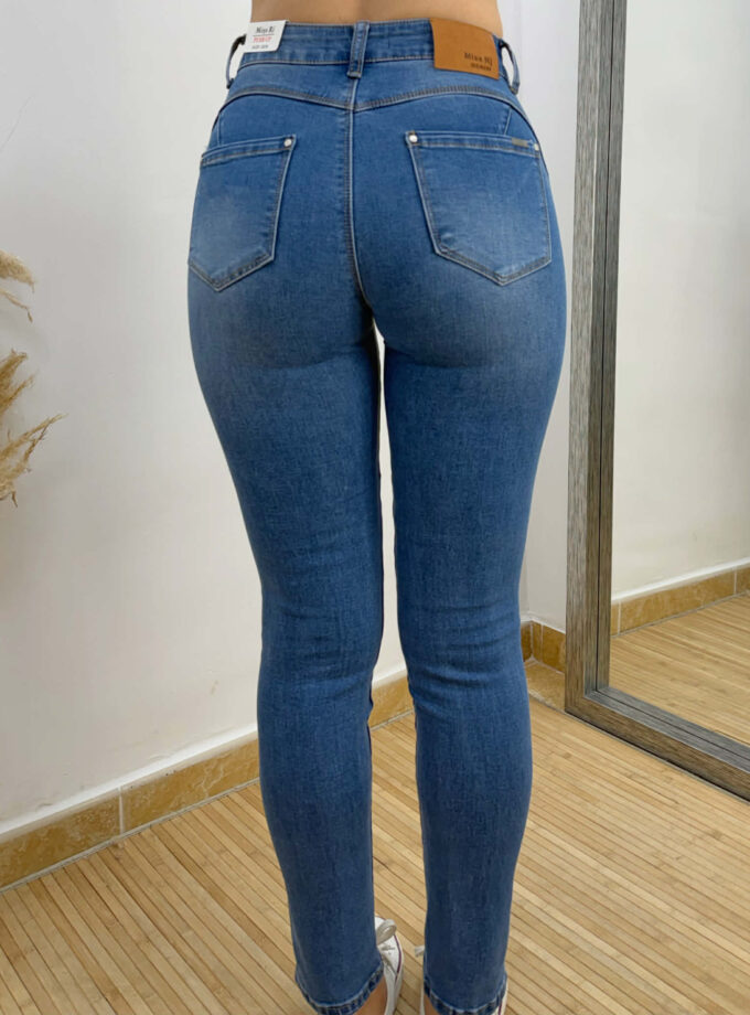 Jeans skinny azul