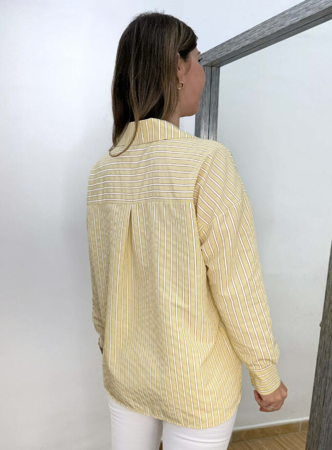 Camisa rayas amarilla