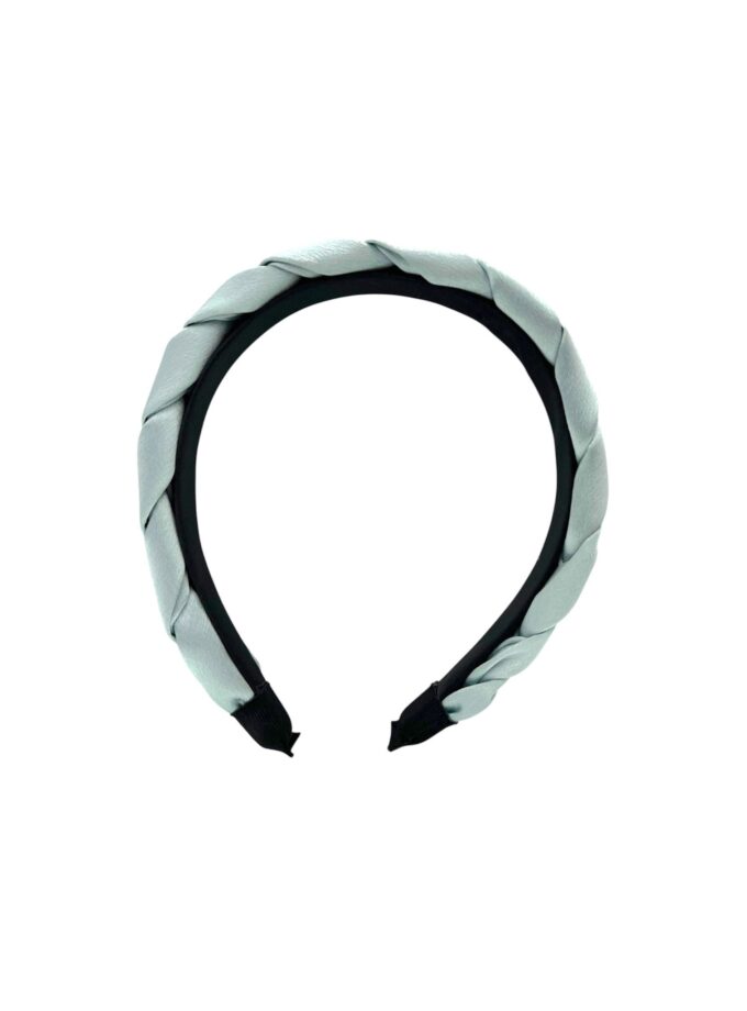 Diadema trenza menta