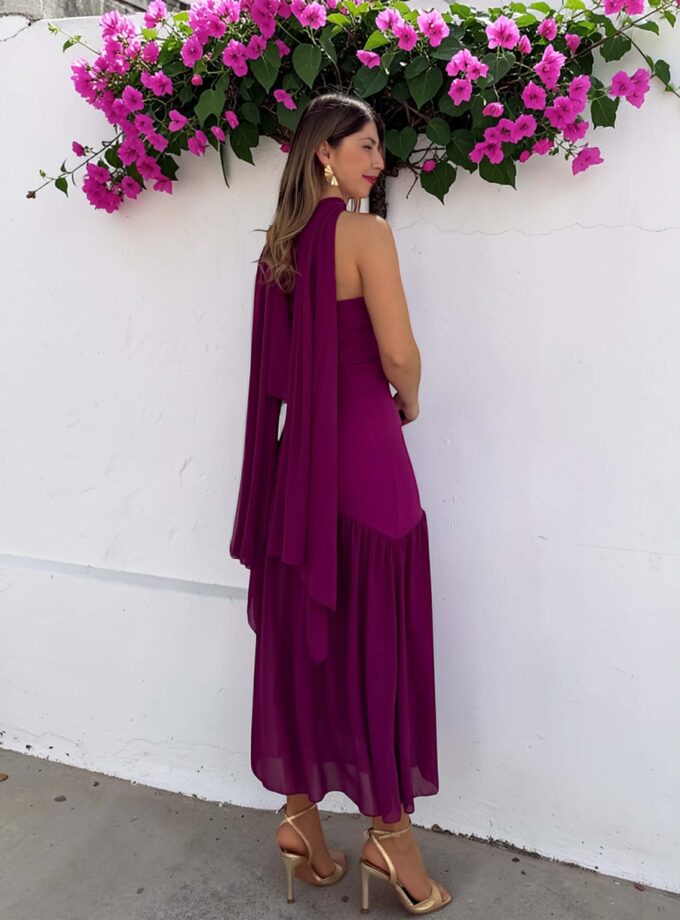 Vestido Dama buganvilla