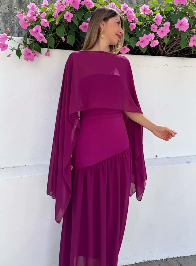 Vestido Dama buganvilla