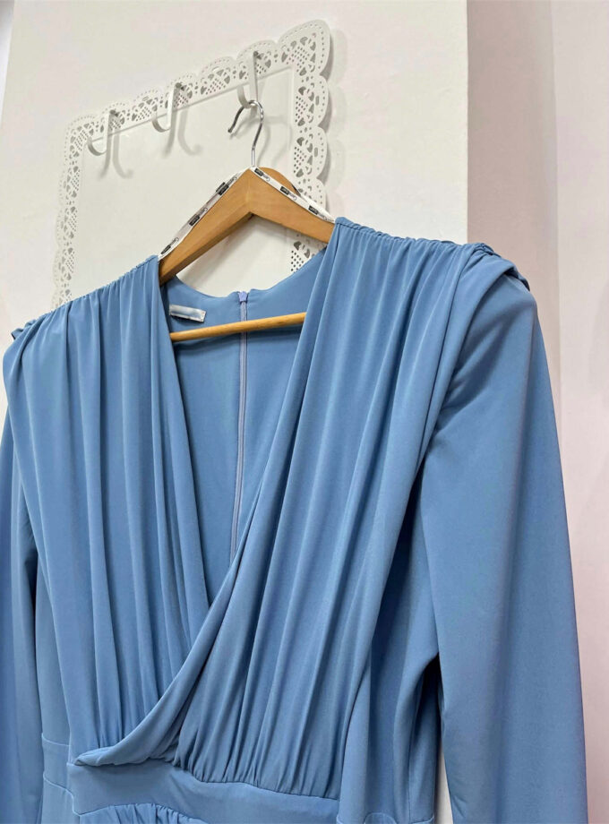 Vestido Nicole celeste