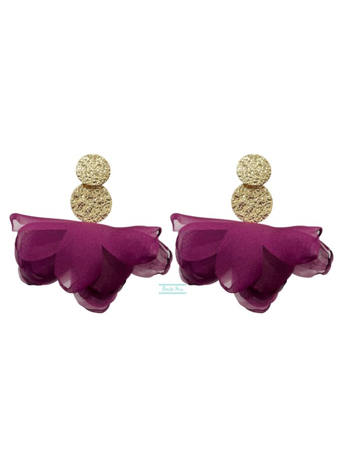 Pendientes Artemis buganvilla