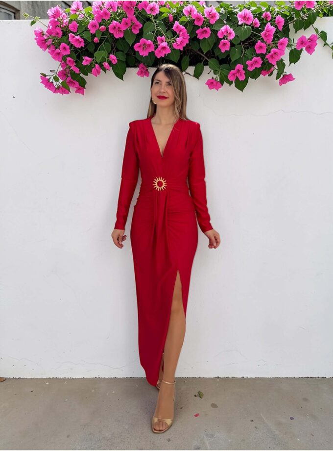 Vestido Sol rojo