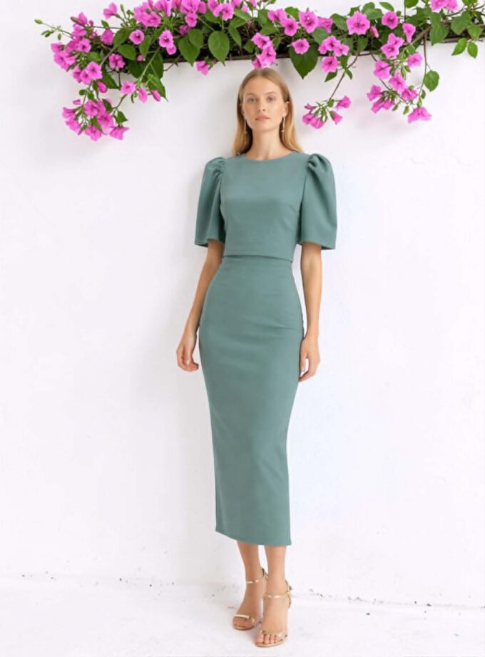 Conjunto Lía verde empolvado