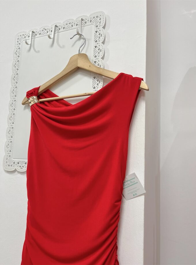 Vestido clavel rojo