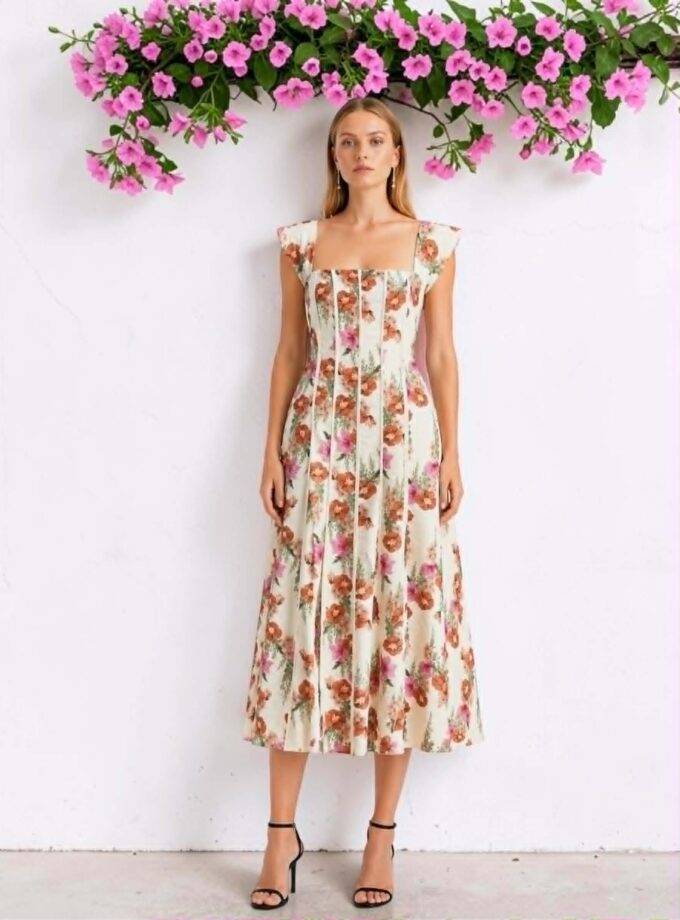 Vestido Olivia crudo