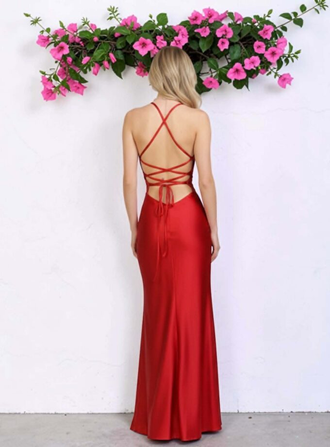 Vestido Sirena rojo