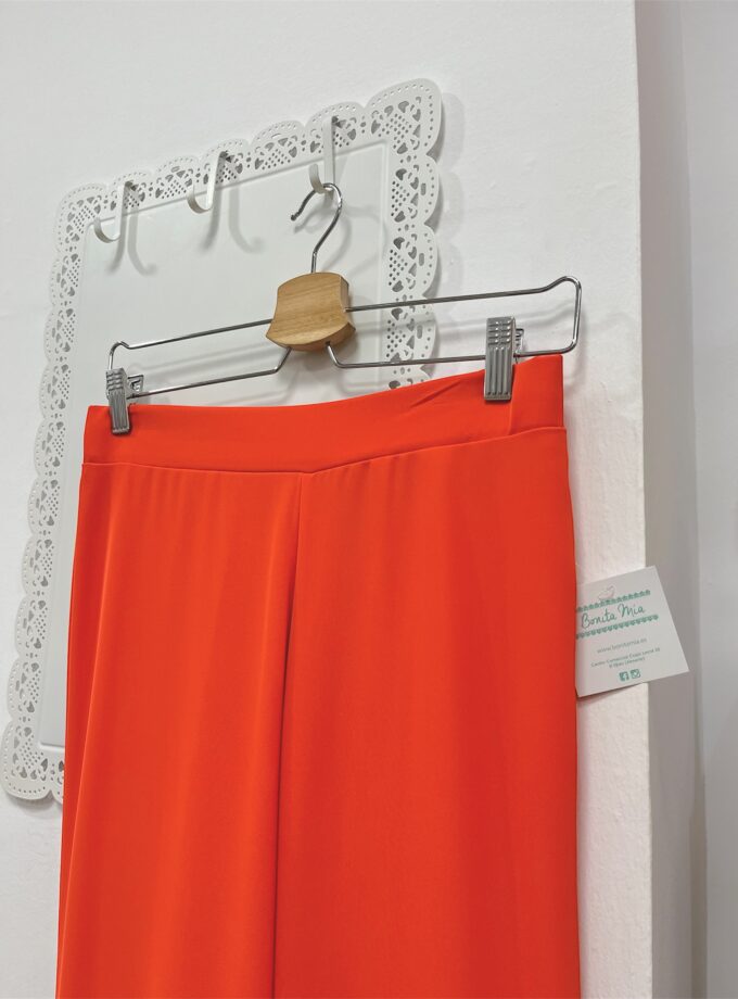 Pantalón fluido naranja