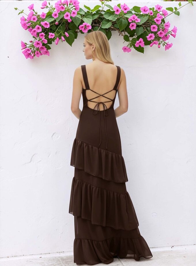 Vestido Sevilla chocolate