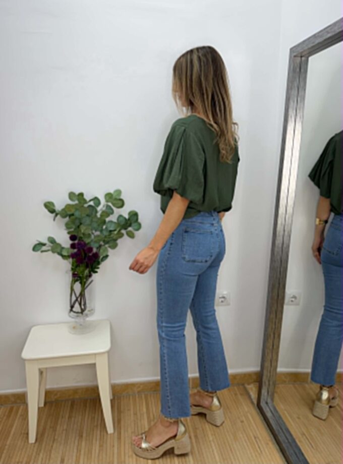 Blusa farol verde