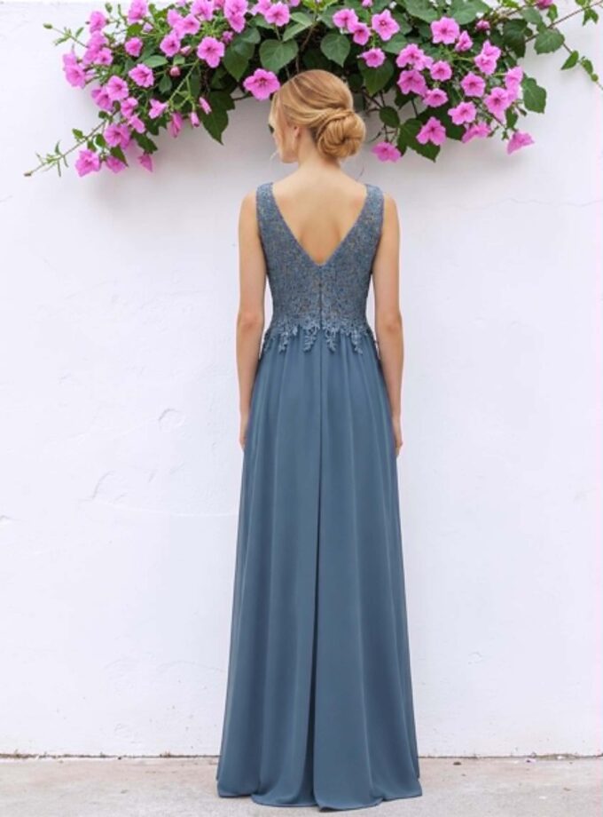 Vestido Grecia celeste
