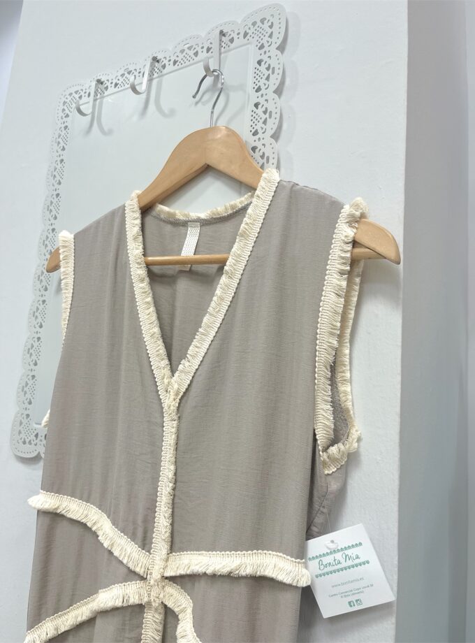 Vestido Vejer taupe