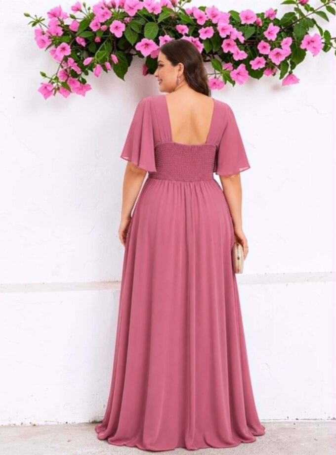 Vestido Almudena rosa