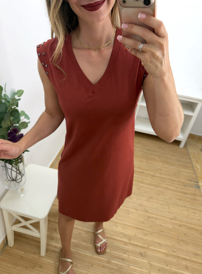 Vestido tachas +colores