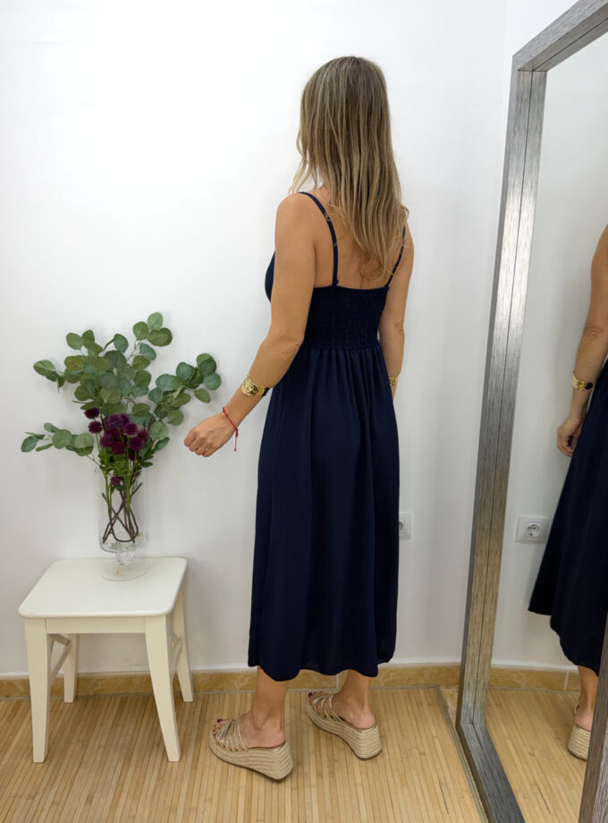Vestido rizo marino
