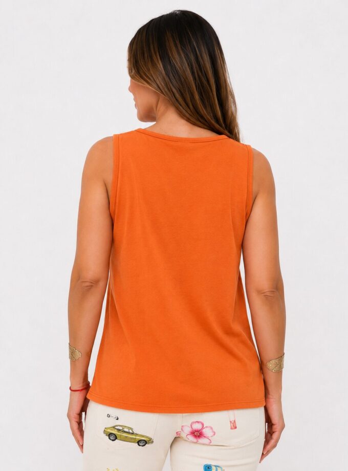 Camiseta tirantes naranja