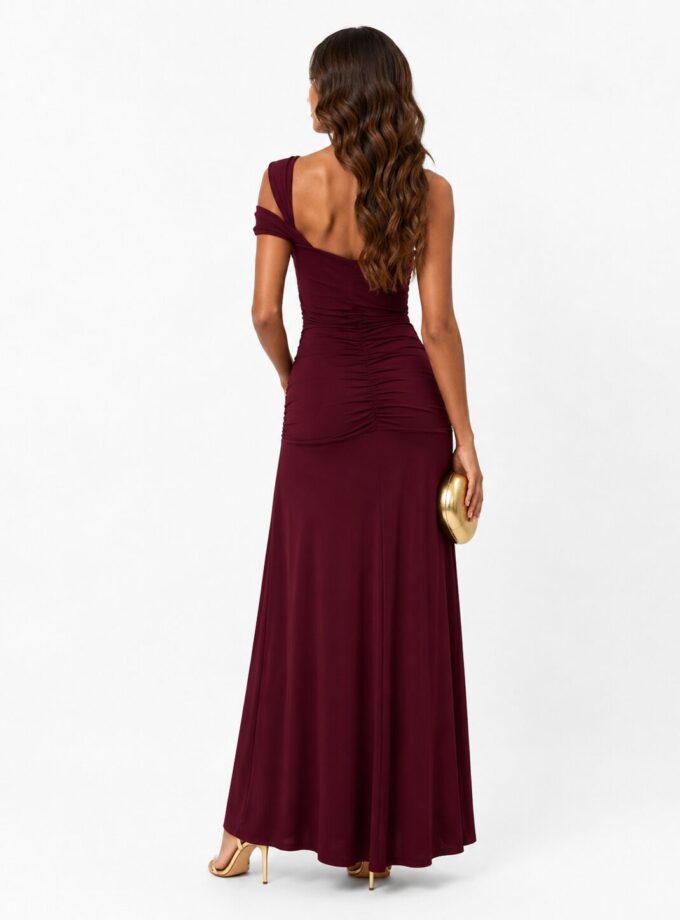 Vestido Elma burdeos