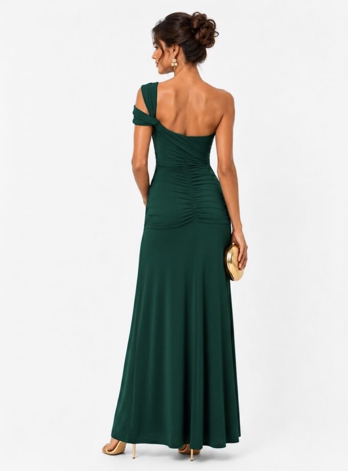 Vestido Elma verde botella