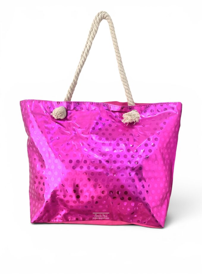 Bolso playa rosa