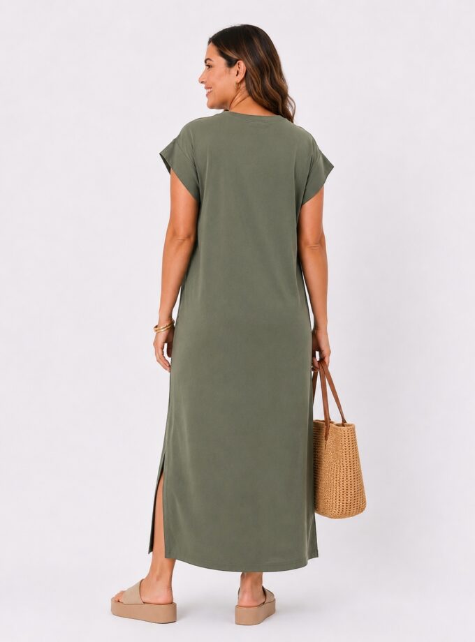 Vestido tachas verde