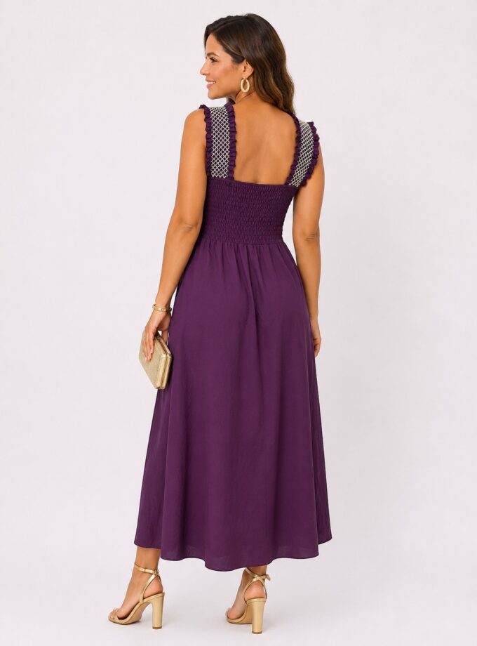Vestido Córdoba berenjena