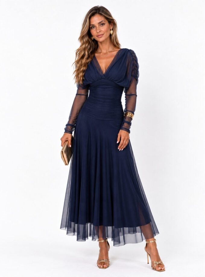 Vestido Andújar marino