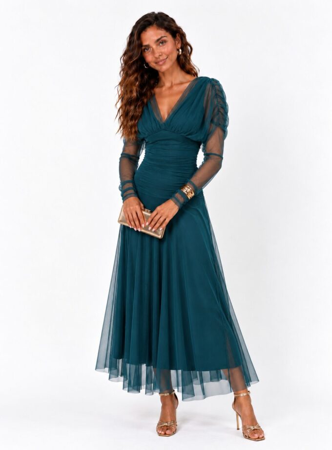 Vestido Andújar petróleo