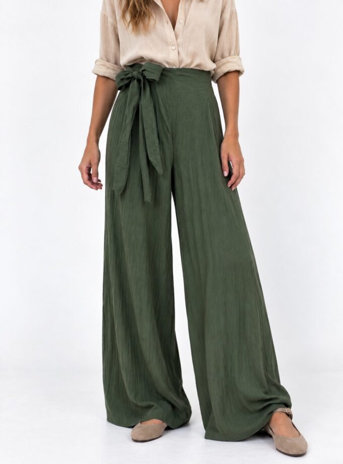 Pantalón lazada verde