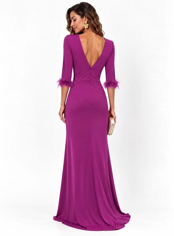 Vestido Carmen buganvilla