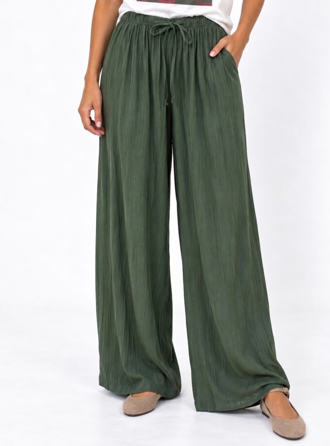 Pantalón bambula verde