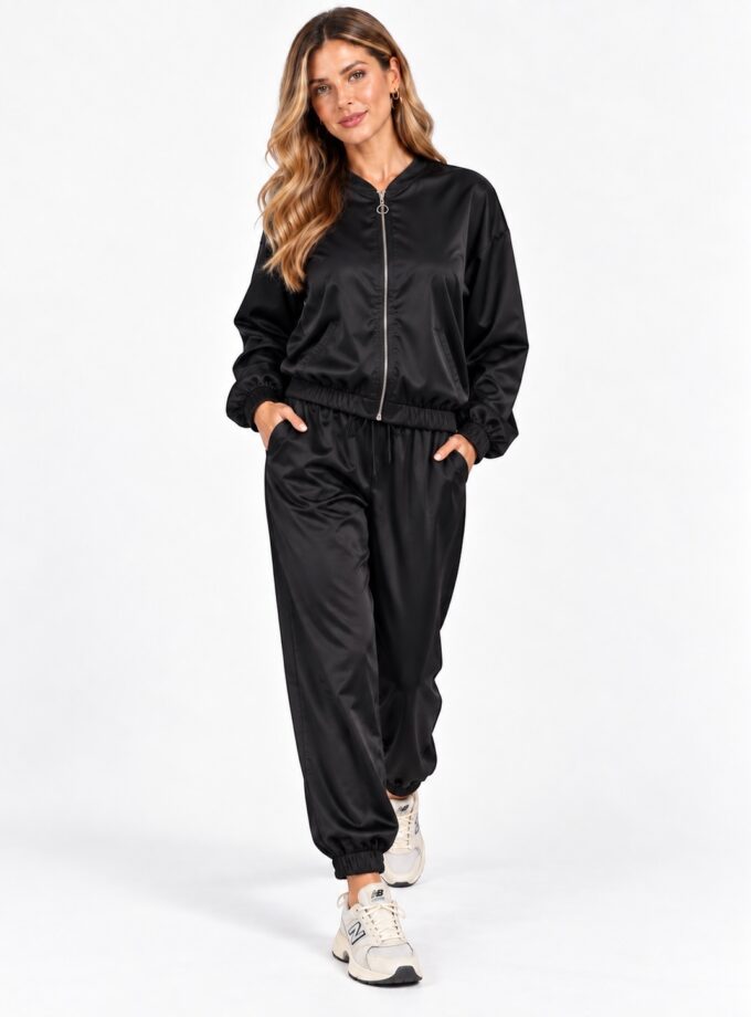 Conjunto raso negro