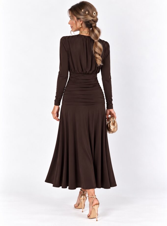 Vestido Gardenia chocolate