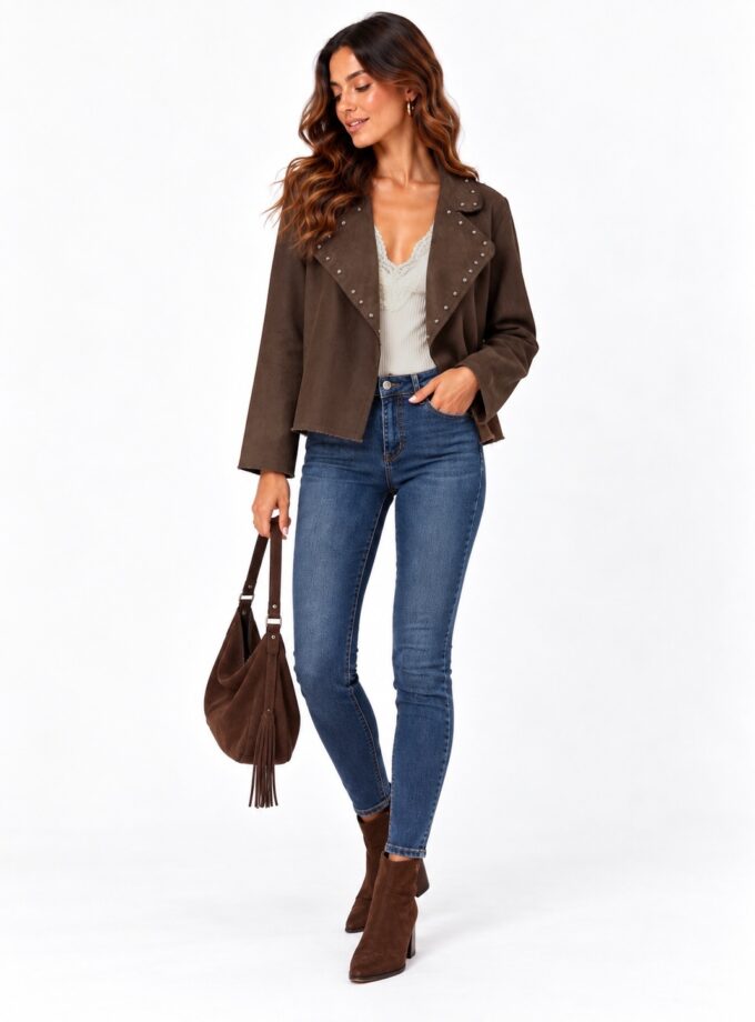 Jeans pitillo azul