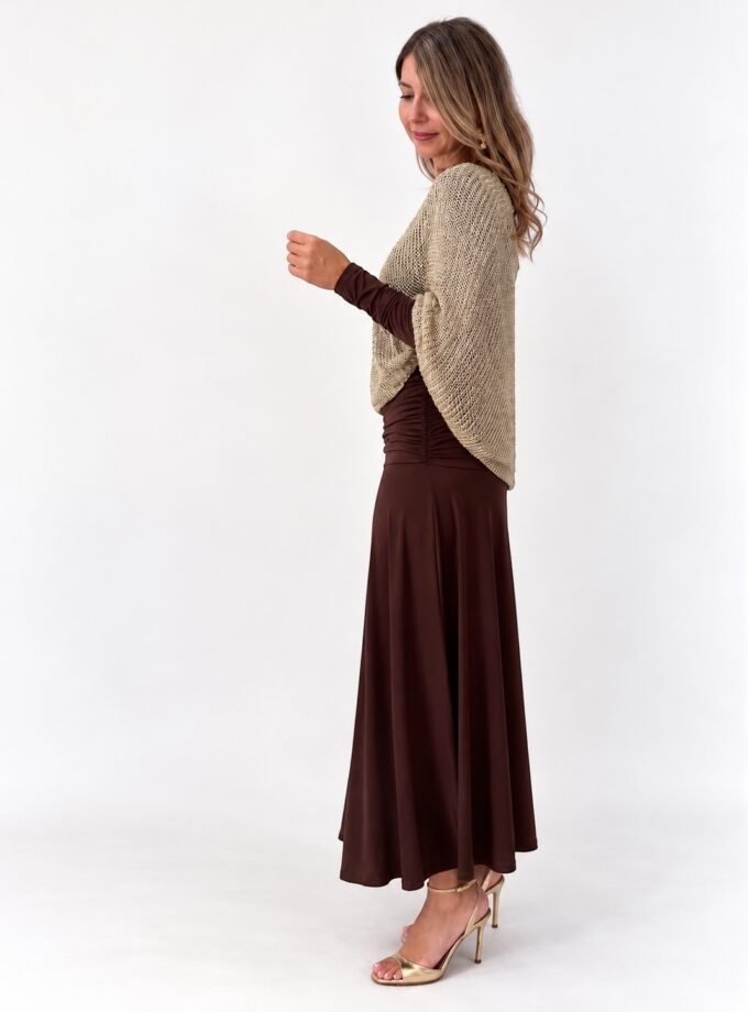Vestido Gardenia chocolate