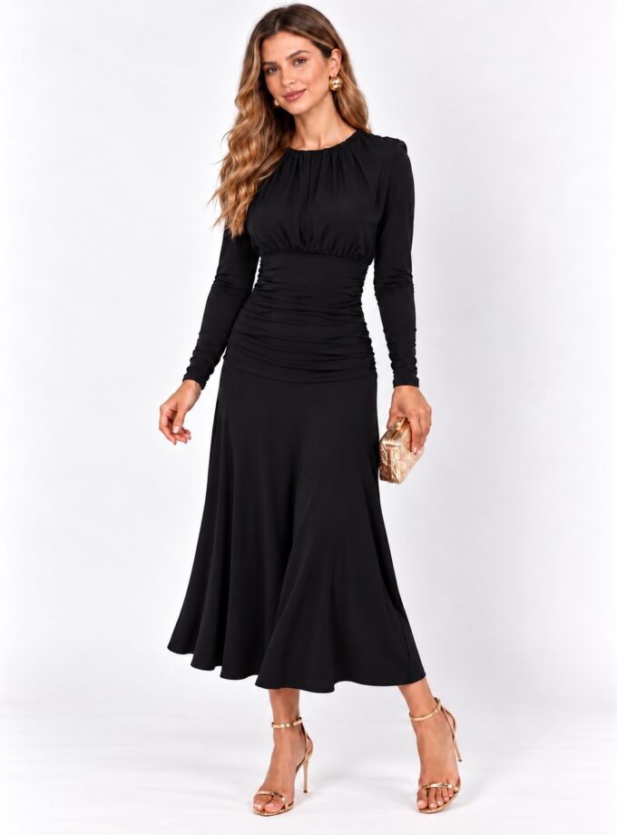 Vestido gardenia negro