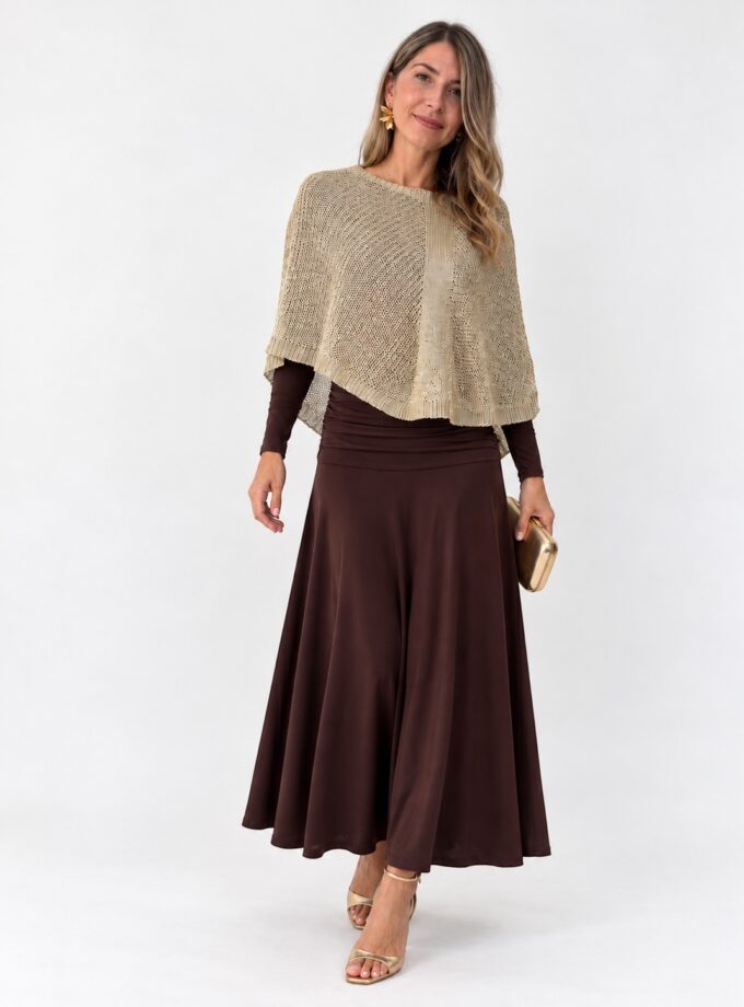Vestido Gardenia chocolate