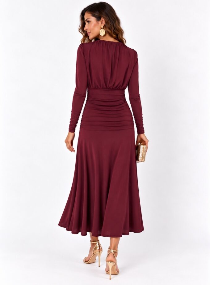 Vestido Gardenia cereza