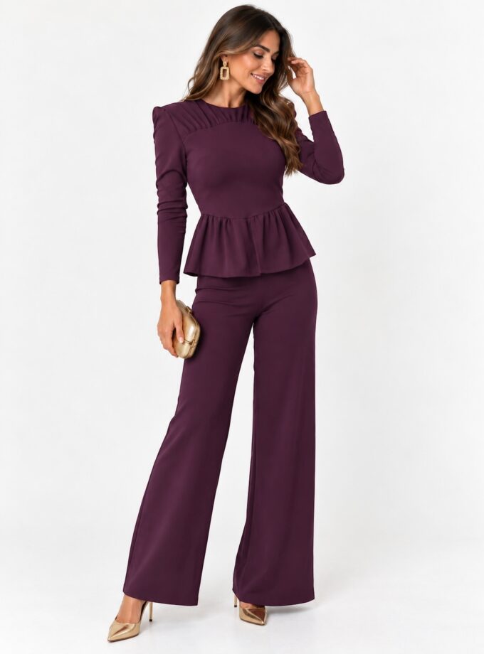 Conjunto Lauren berenjena